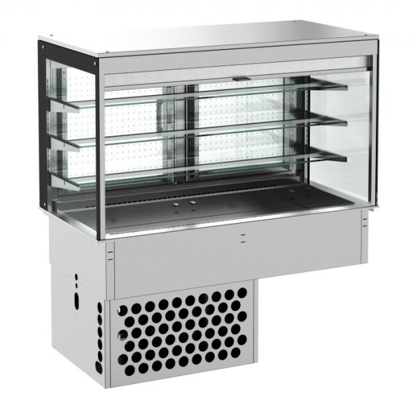 Built-in refrigerated display case