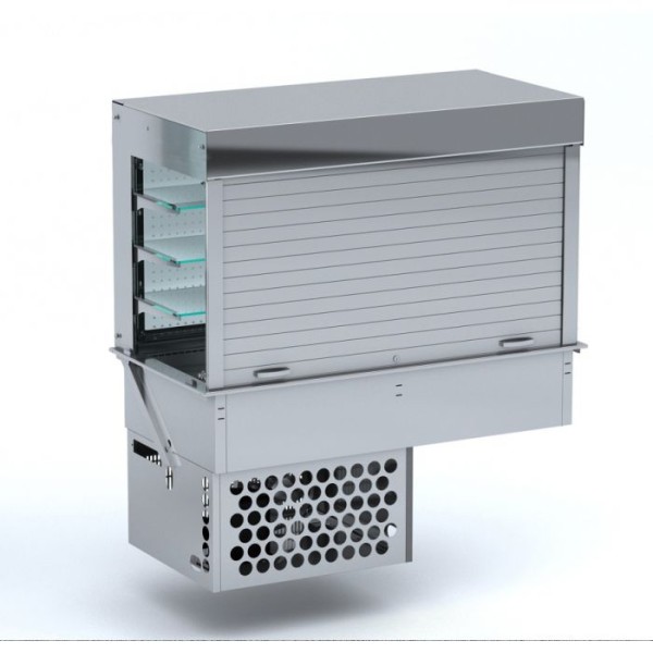 Built-in refrigerated display case