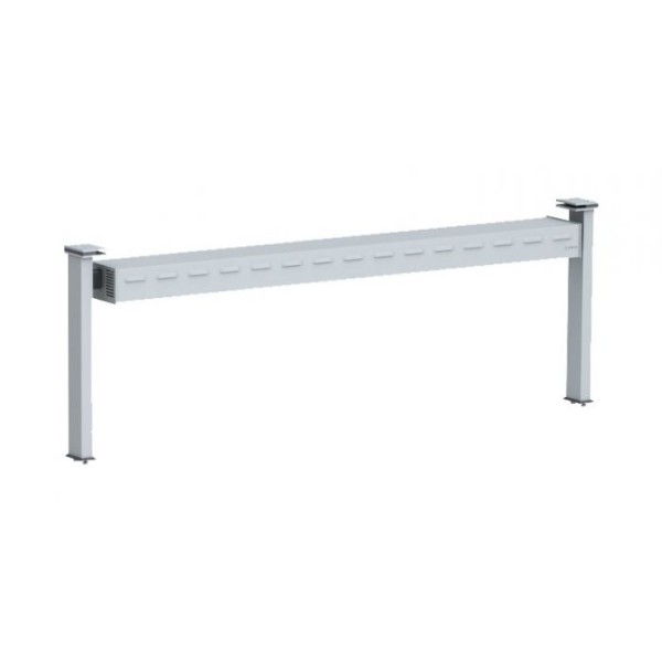 Lighting strip with ceramic food warmer