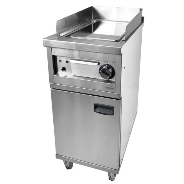 Electric griddle with stand