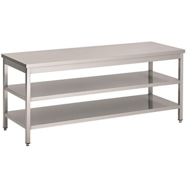 Stainless steel work table