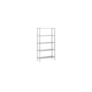 Shelving unit, 5 shelves, 2500x400x1800 mm, 7839.0380, Combisteel