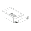 built-in electric fryer, 1×10 l, 5.5 kw, 7266.0065, Combisteel