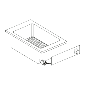 built-in electric fryer, 1×10 l, 5.5 kw, 7266.0065, Combisteel