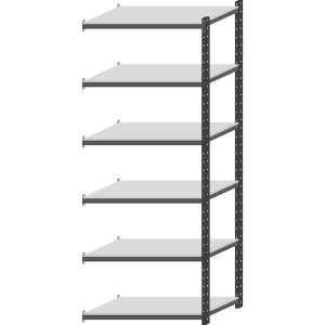 Prijungiama stelažo sekcija GCE, 80 kg, 1000x600x2600 mm, GCE, PROMAG