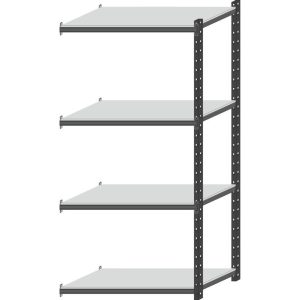 Prijungiama stelažo sekcija, 100 kg, 1000x600x2000 mm, GCE, PROMAG