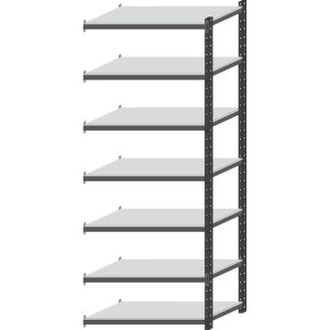 Prijungiama stelažo sekcija, 70 kg, 1000x400x2600 mm, GCE, PROMAG