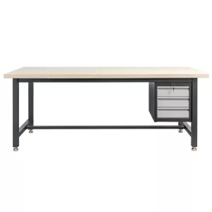 Darbo stalas su įrankių spintele ir 3 stalčiais, 2000x750x800 mm, MPP001406, Mega-M