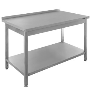 Nerūdijančio plieno stalas, 1200x700x850 mm, pilkas, MTP003797, Mega-M
